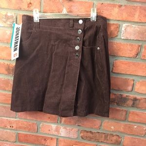 Jonathan Vintage 90s Y2K Corduroy Skort Jean Cotton Shorts Skirt Mini Teen Lady